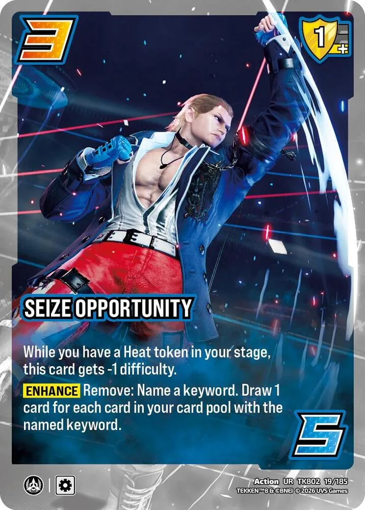 Seize Opportunity card front