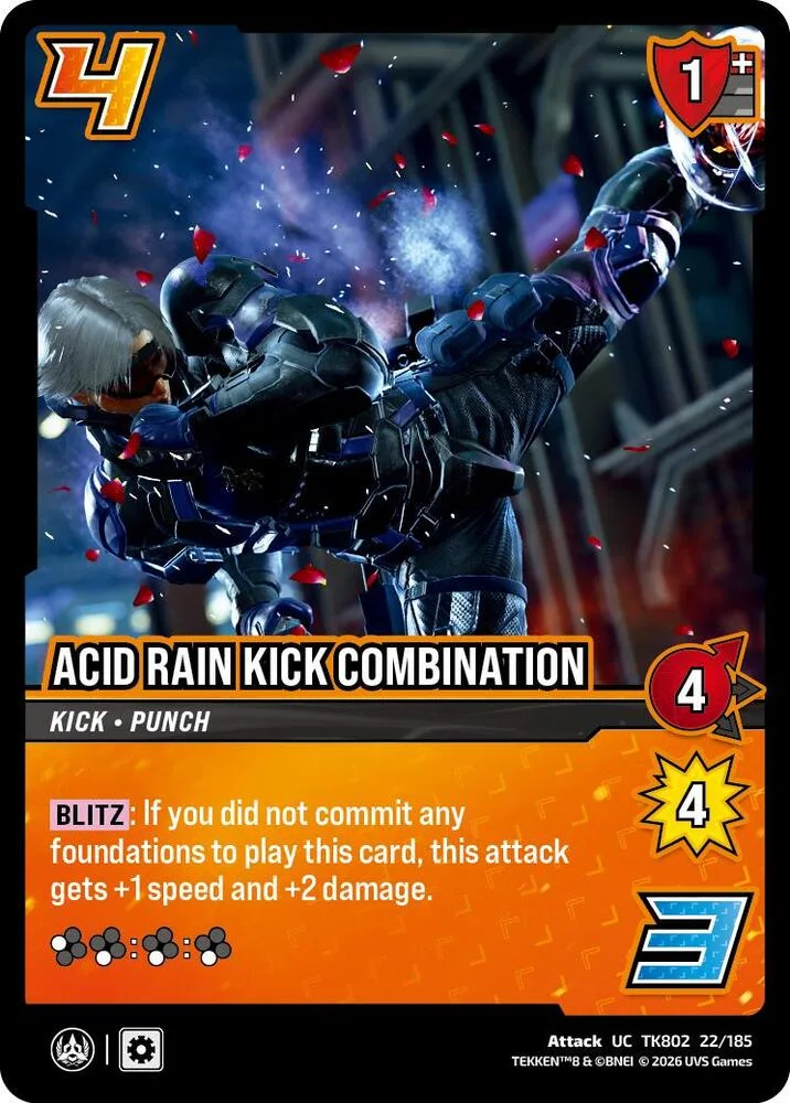 Acid Rain Kick Combination card front