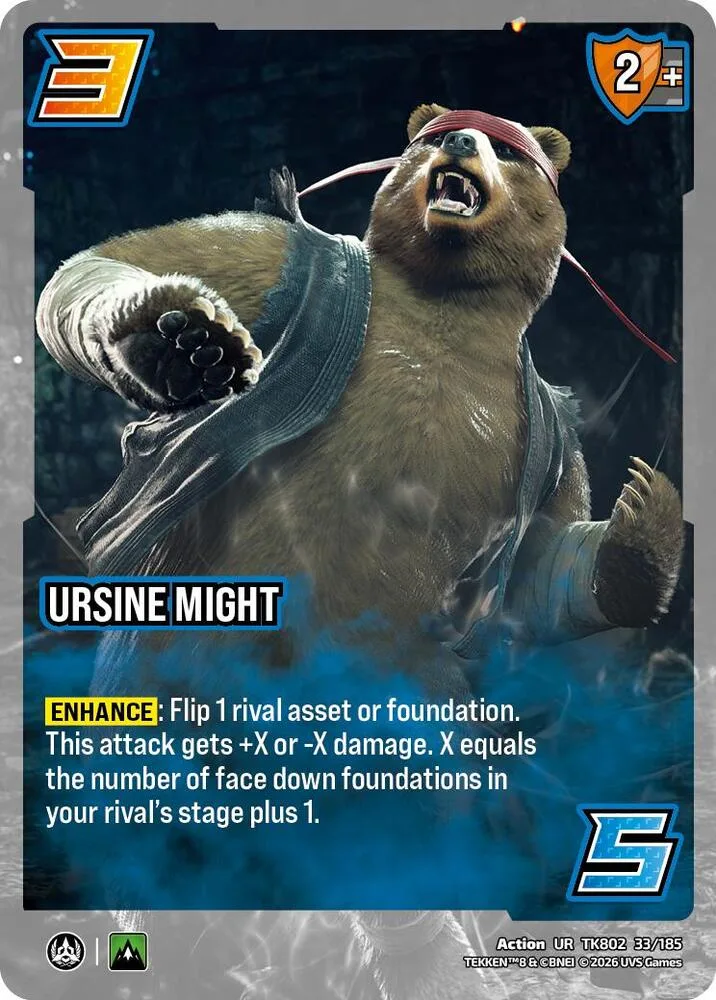 Ursine Might card front