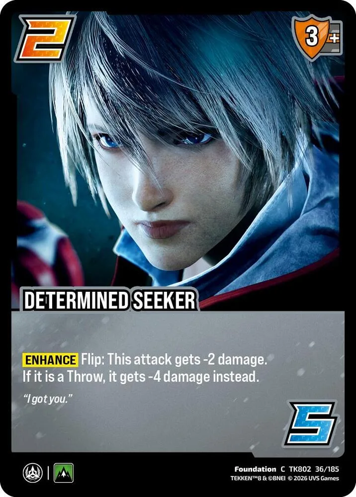 Determined Seeker card front
