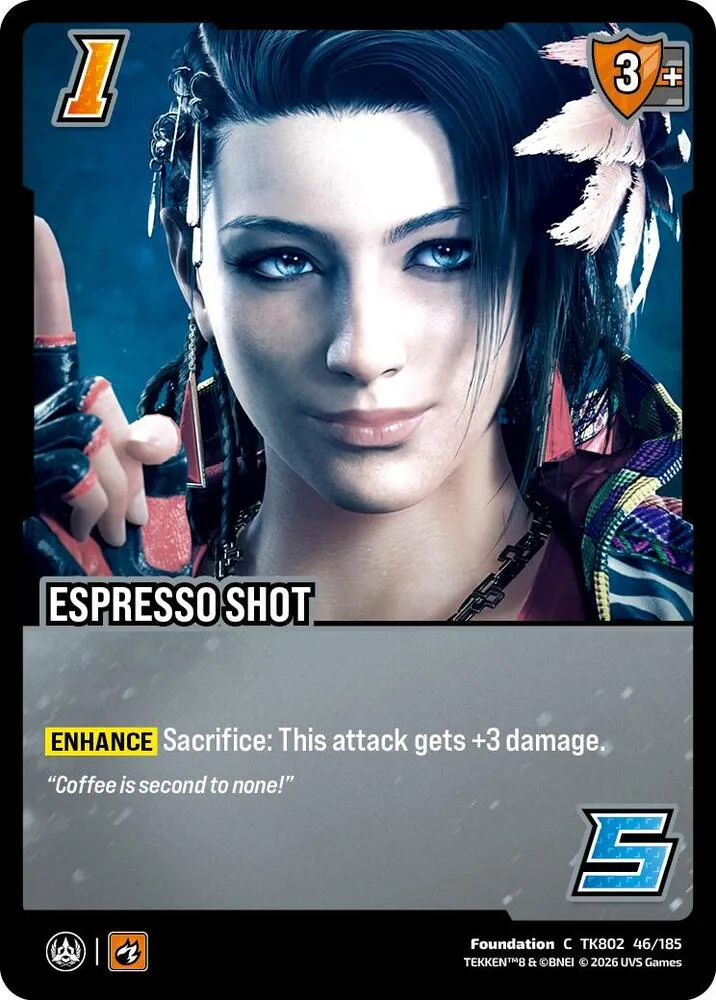 Espresso Shot card front