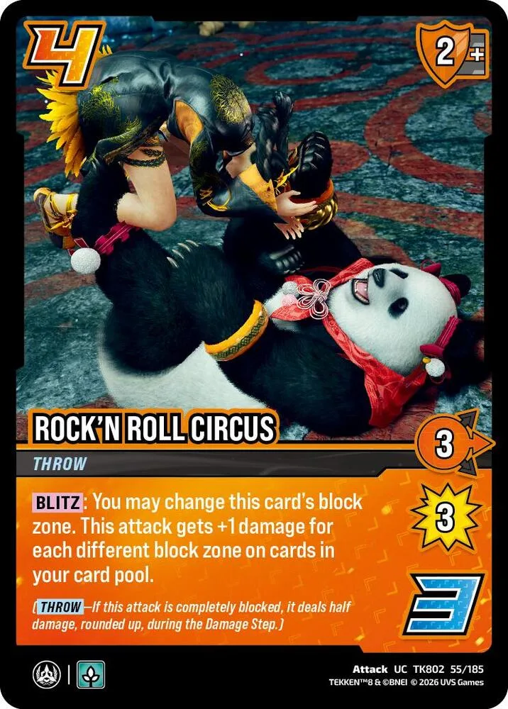 Rock'N Roll Circus card front