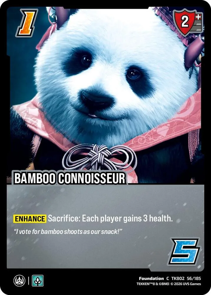 Bamboo Connoissuer card front
