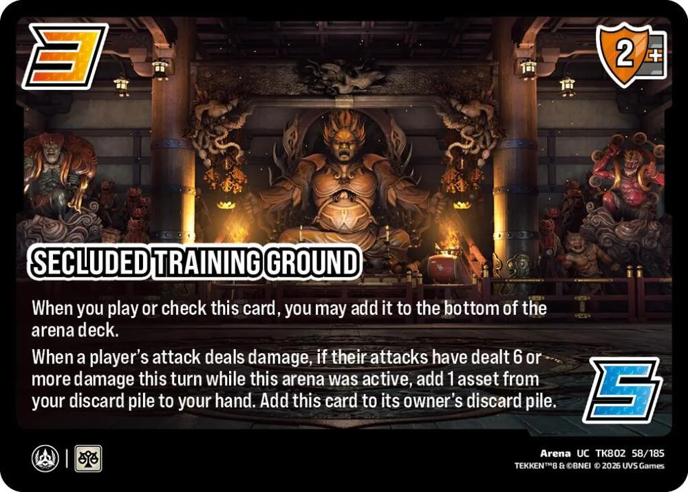 Secluded Training Ground card front