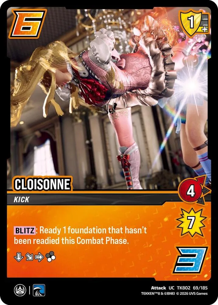 Cloisonne card front