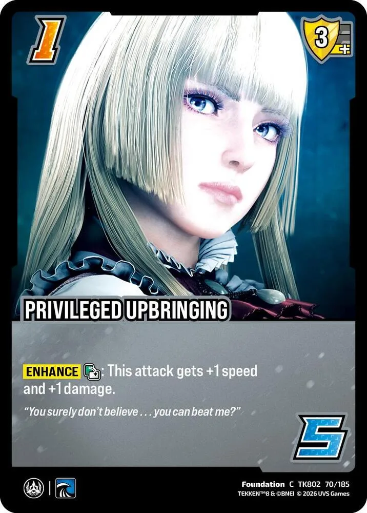 Privileged Upbringing card front