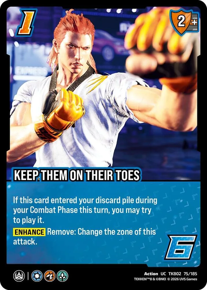 Keep Them On Their Toes card front