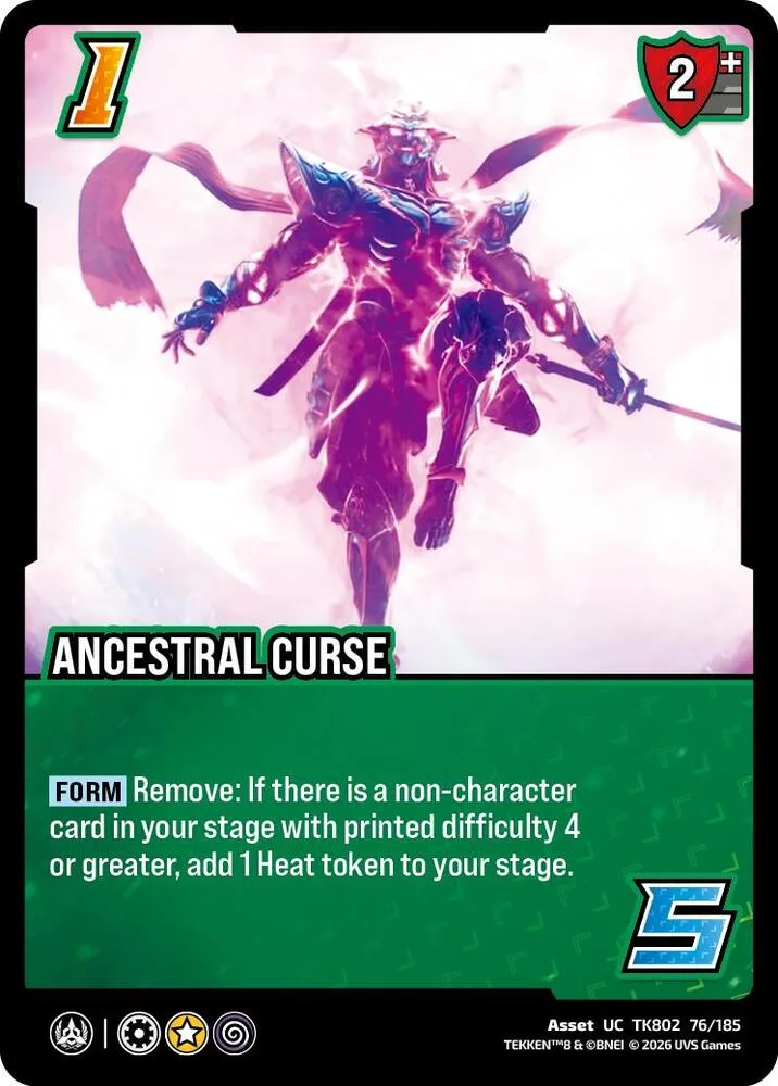Ancestral Curse card front