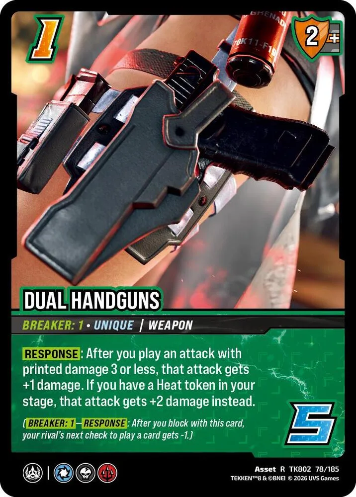 Dual Handguns card front