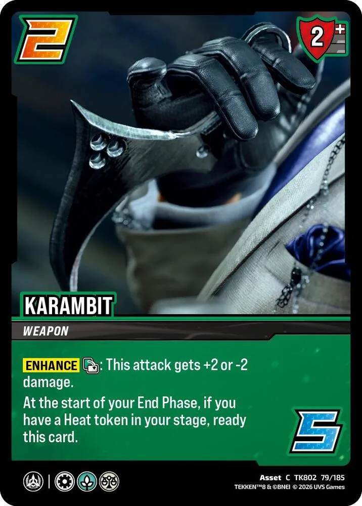 Karambit card front