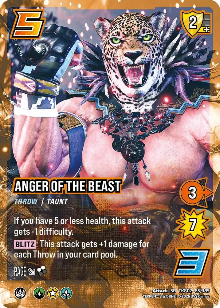 Anger Of The Beast card front