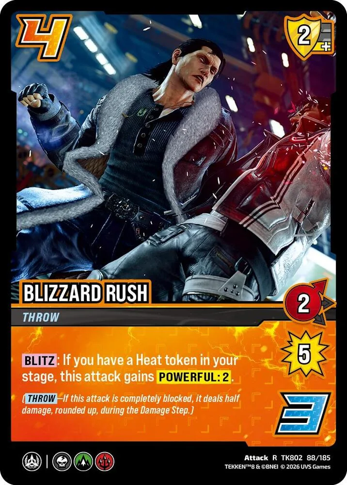 Blizzard Rush card front