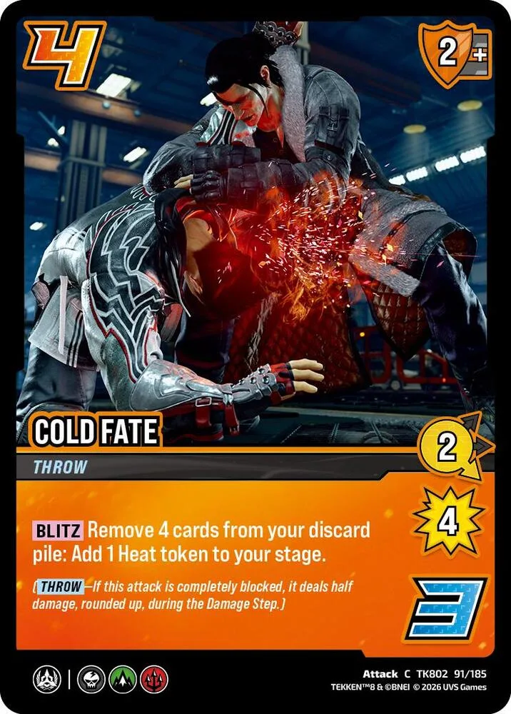 Cold Fate card front
