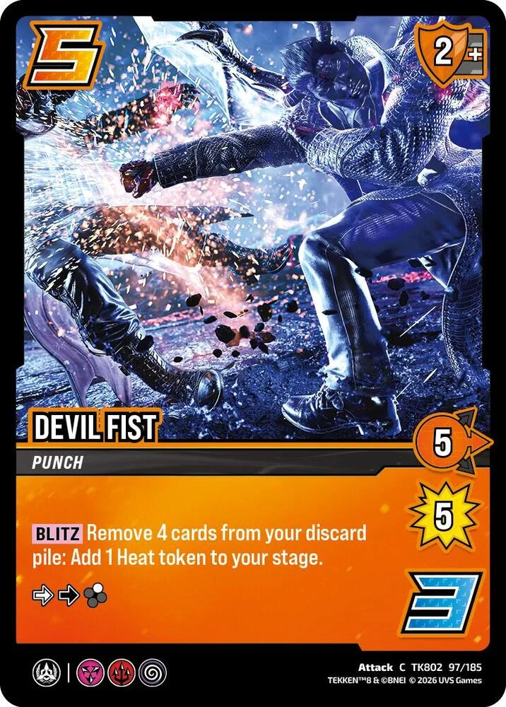 Devil Fist card front