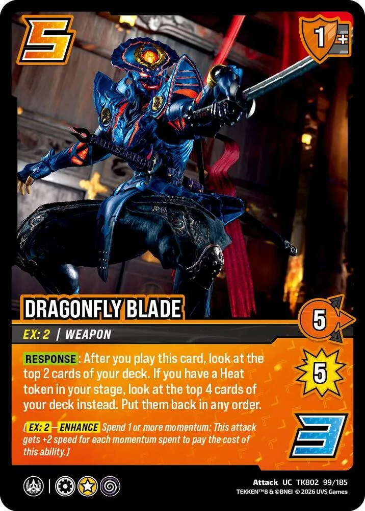 Dragonfly Blade card front