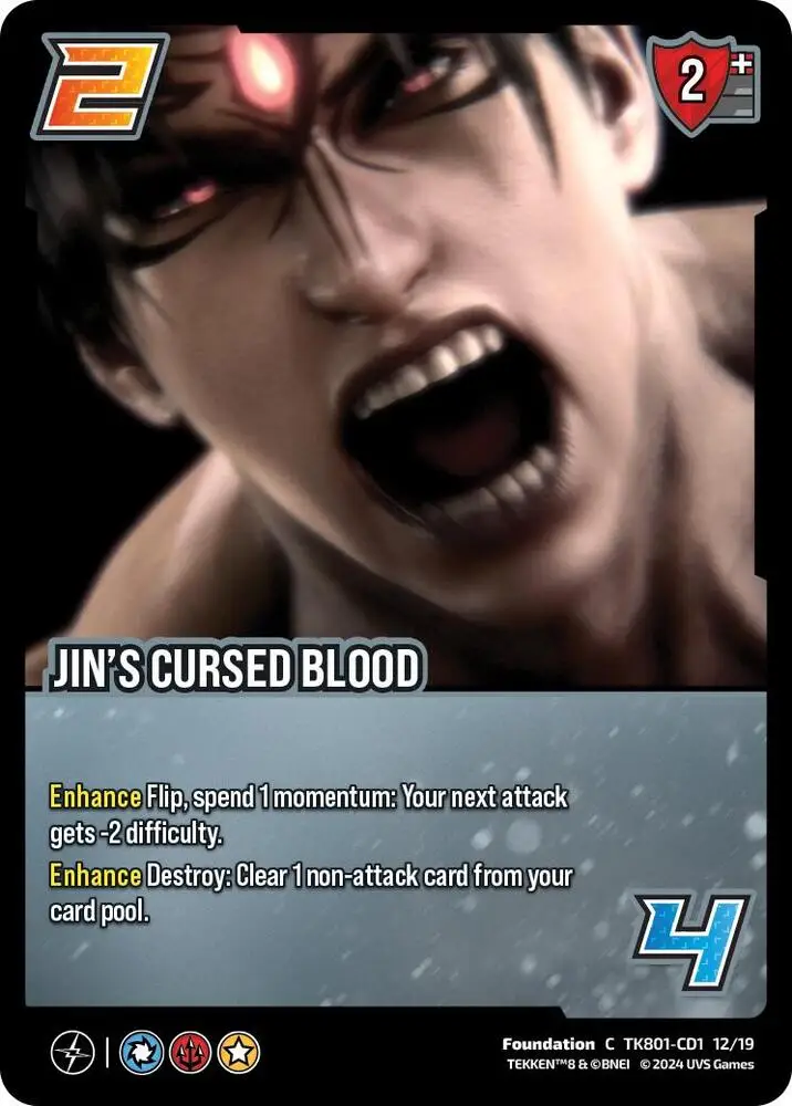 Jin's Cursed Blood card front