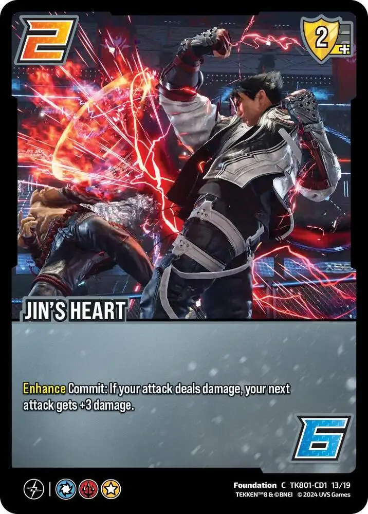 Jin's Heart card front