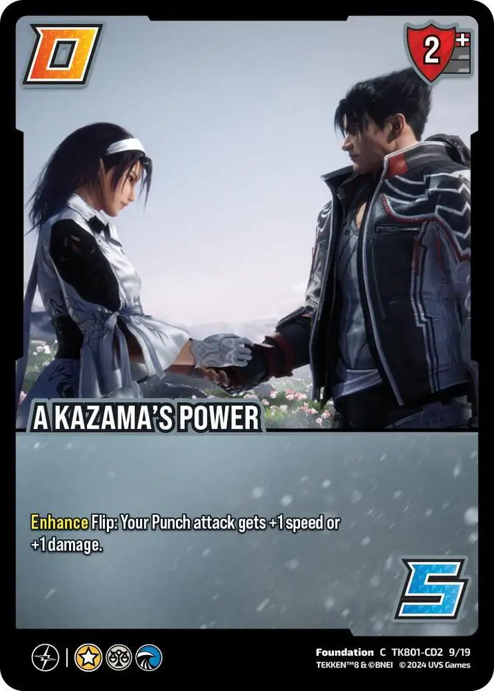 A Kazama's Power card front
