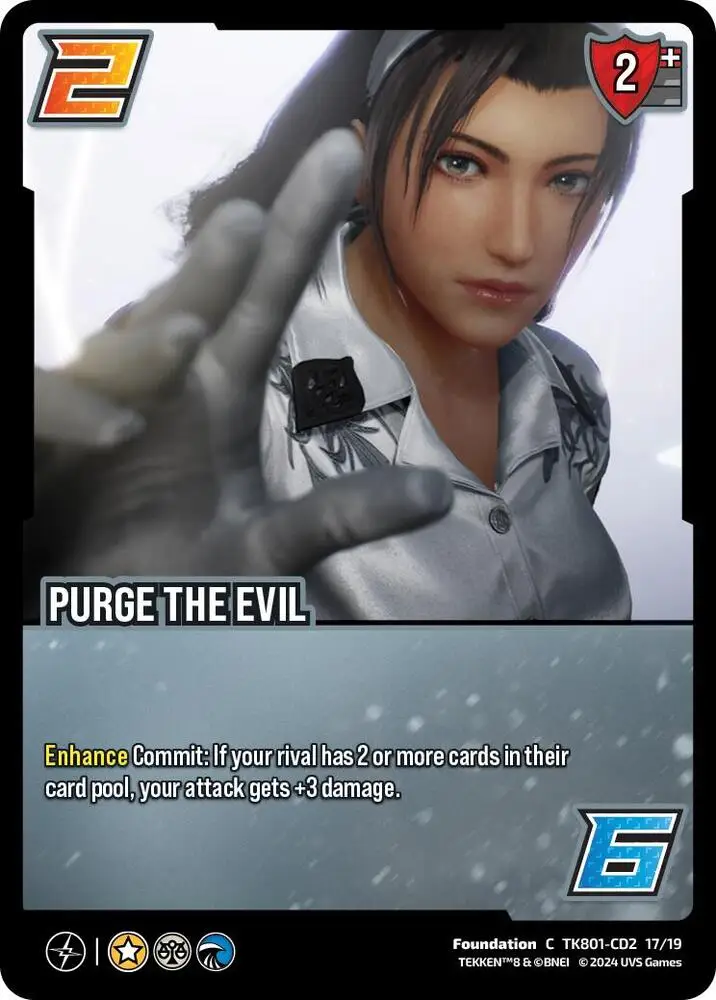 Purge the Evil card front