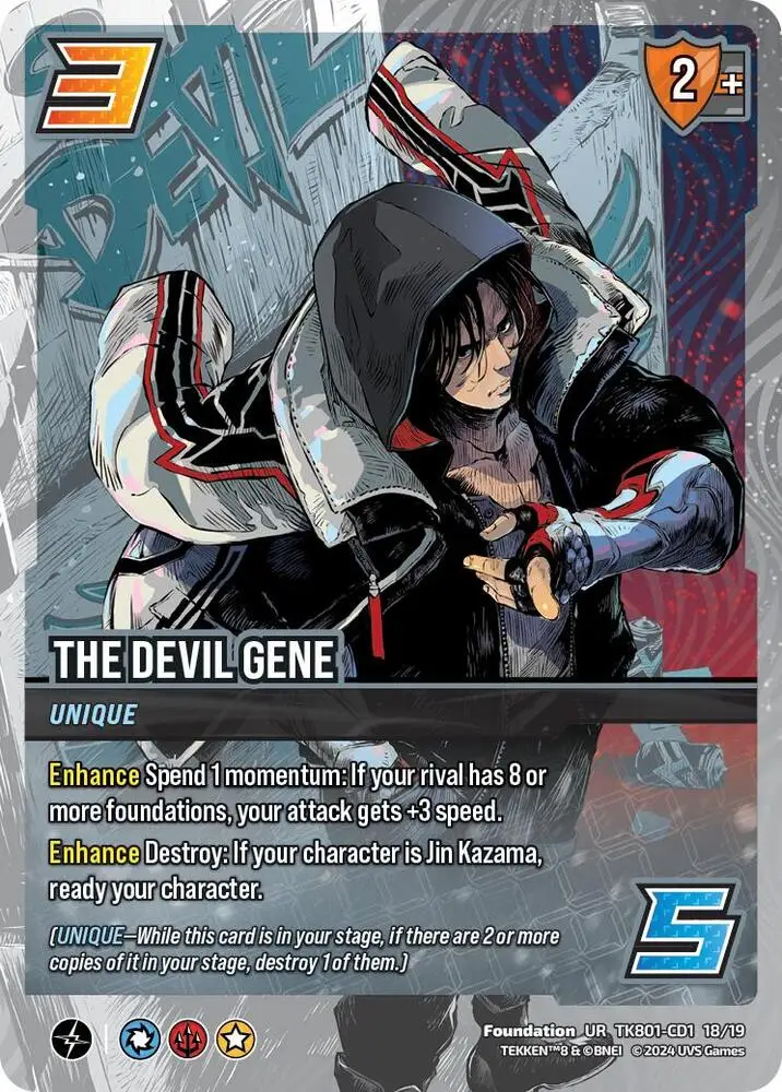 The Devil Gene card front