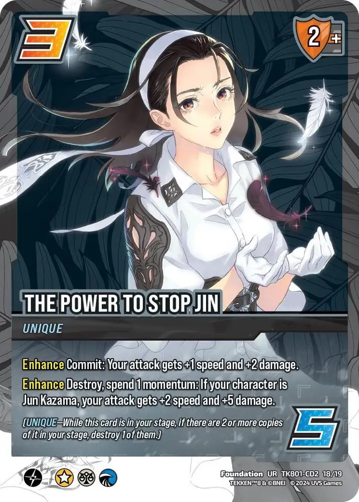 The Power To Stop Jin card front