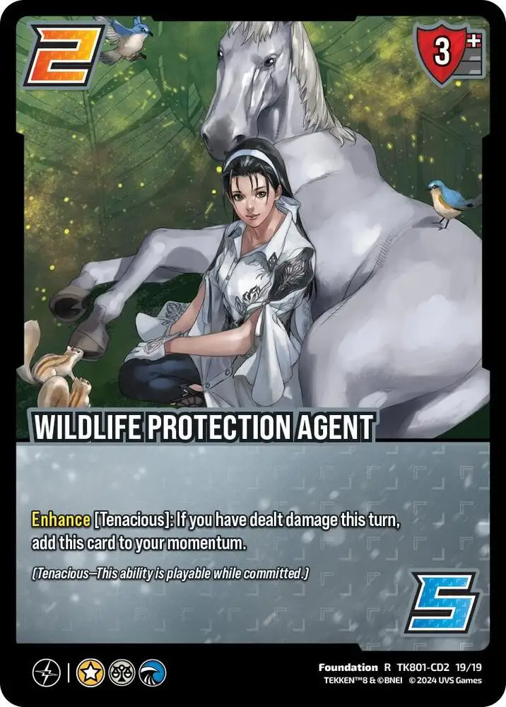 Wildlife Protection Agent card front