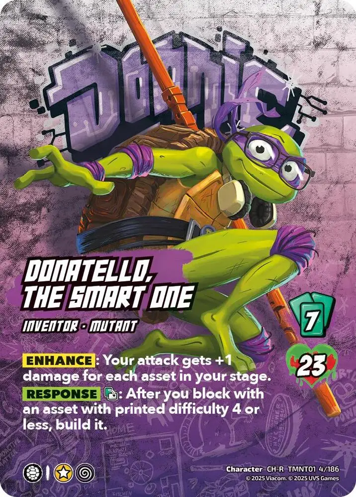 Donatello, the Smart One card front
