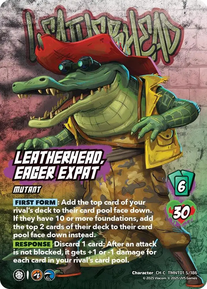 Leatherhead, Eager Expat card front