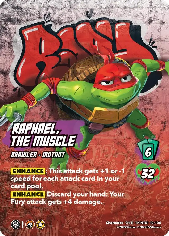 Raphael, the Muscle card front