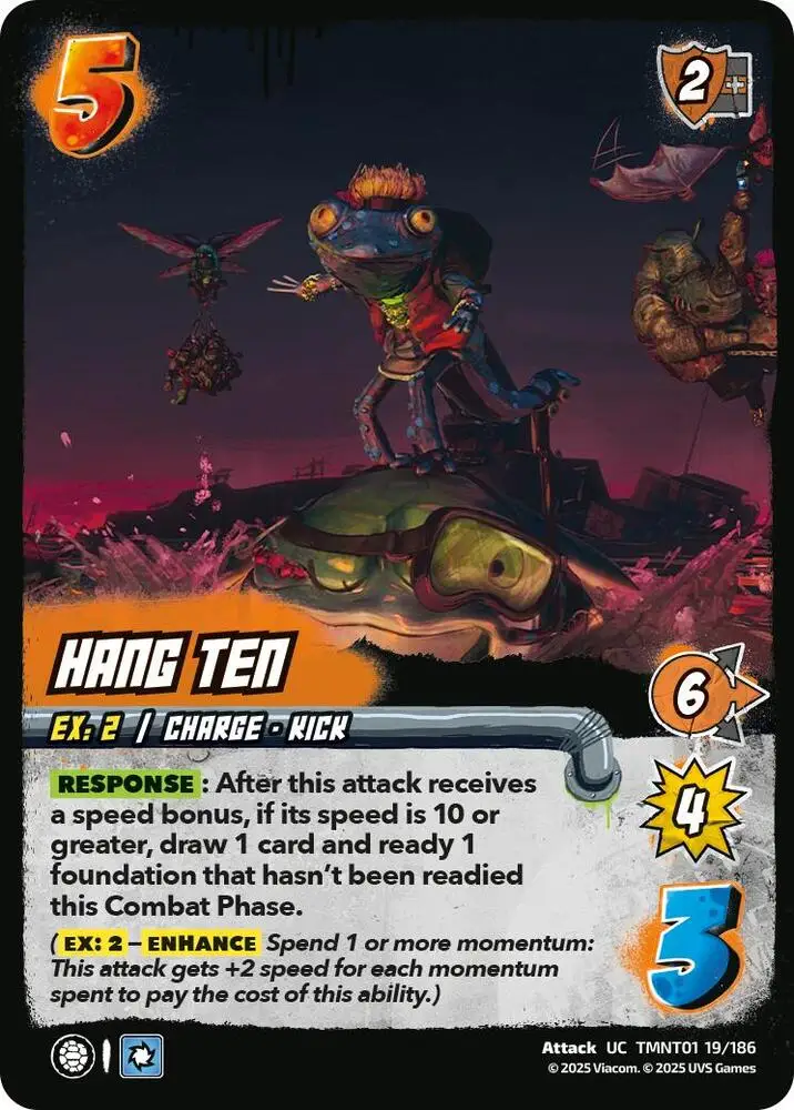 Hang Ten card front
