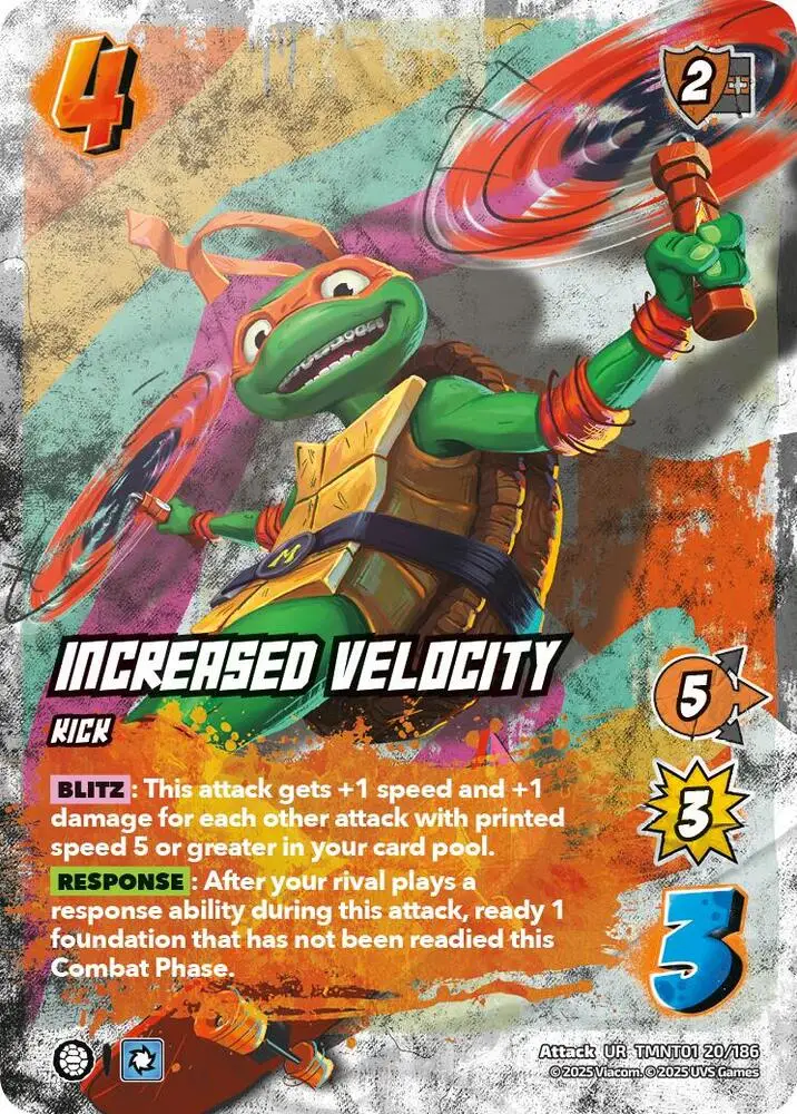 Increased Velocity card front