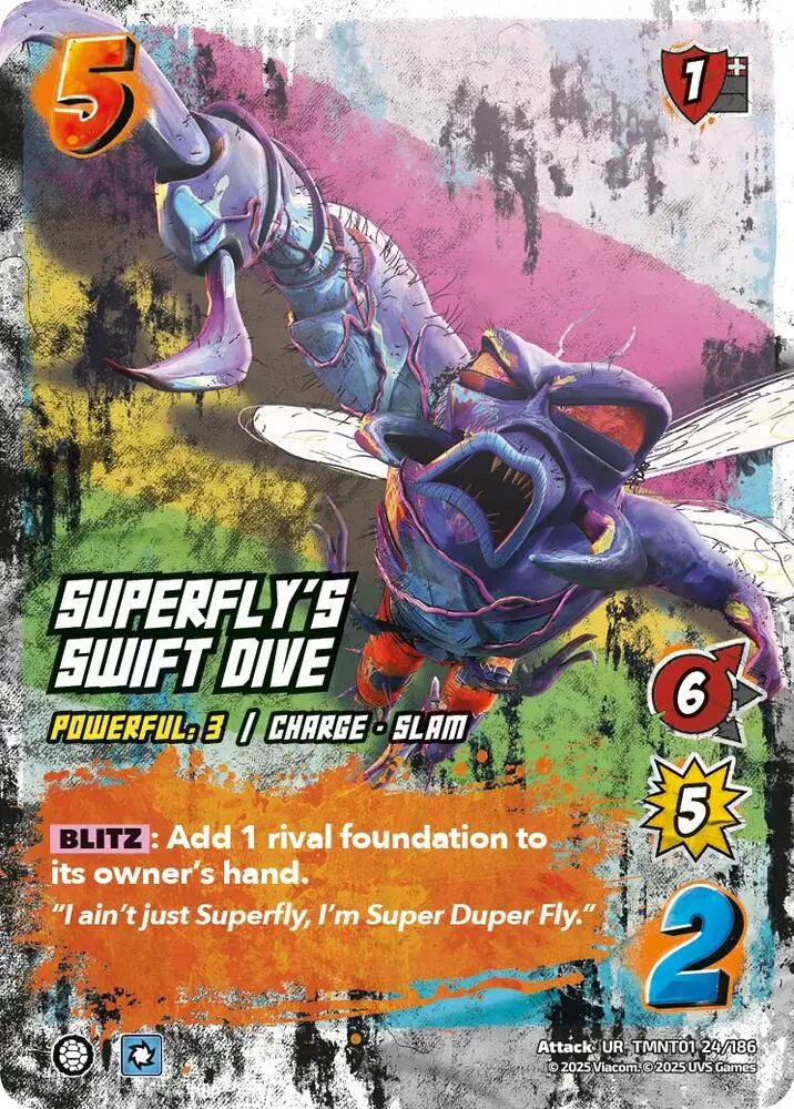 Superfly's Swift Dive card front