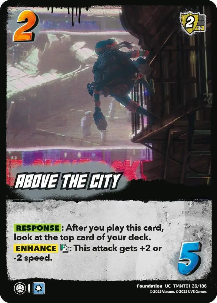 Above the City card front