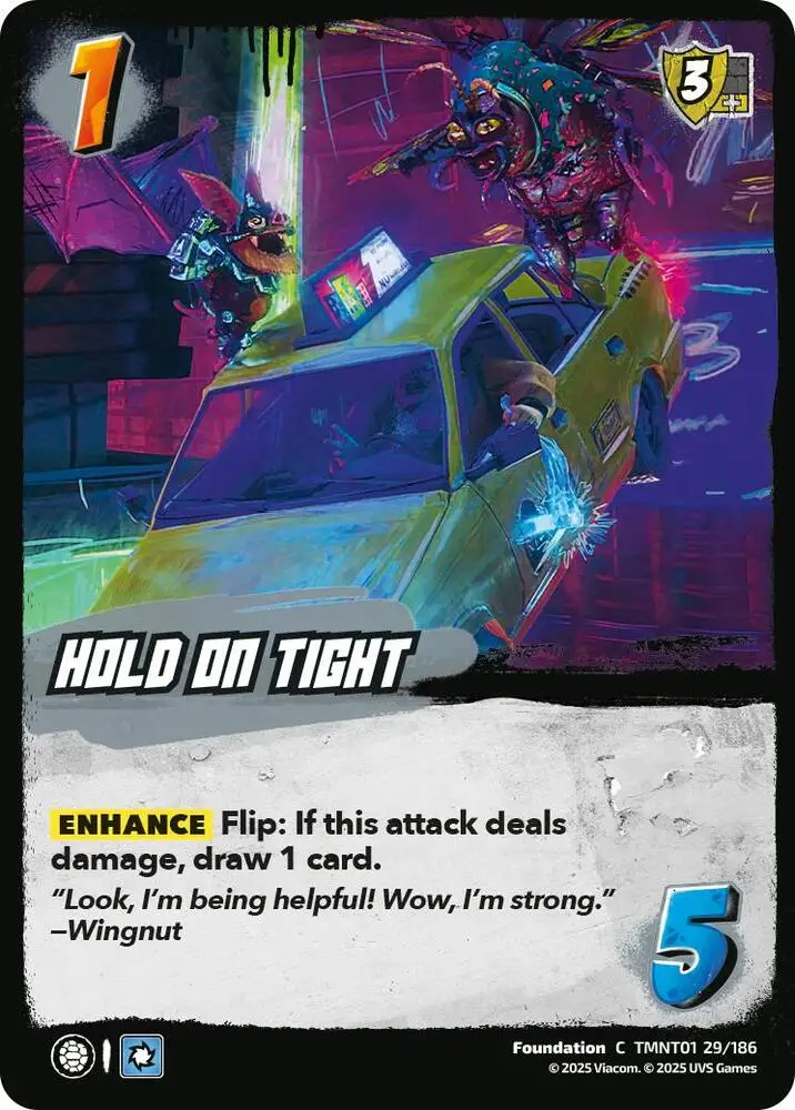 Hold on Tight card front