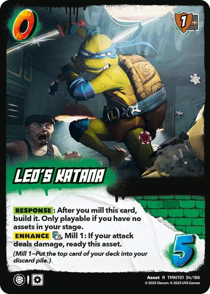 Leo's Katana card front
