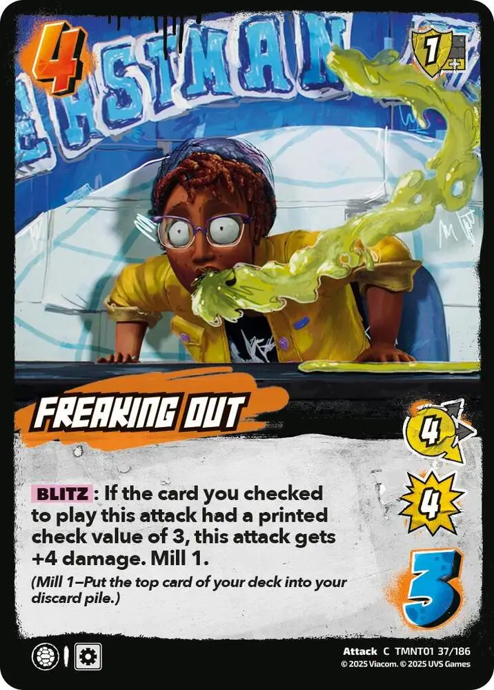 Freaking Out card front