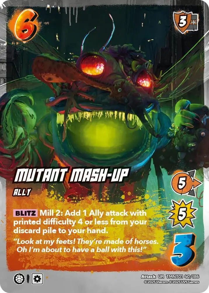 Mutant Mash-Up card front