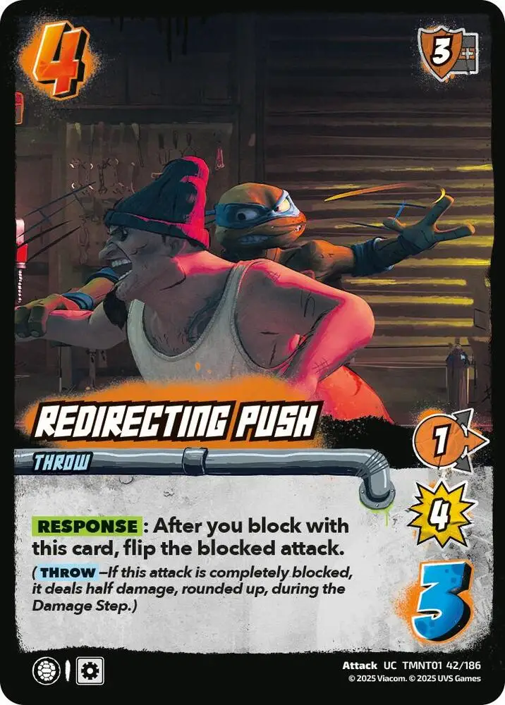 Redirecting Push card front