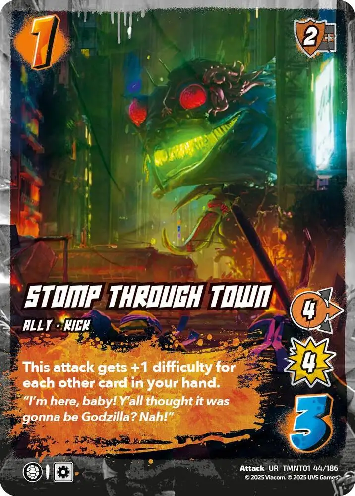 Stomp Through Town card front