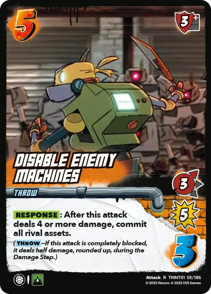 Disable Enemy Machines card front