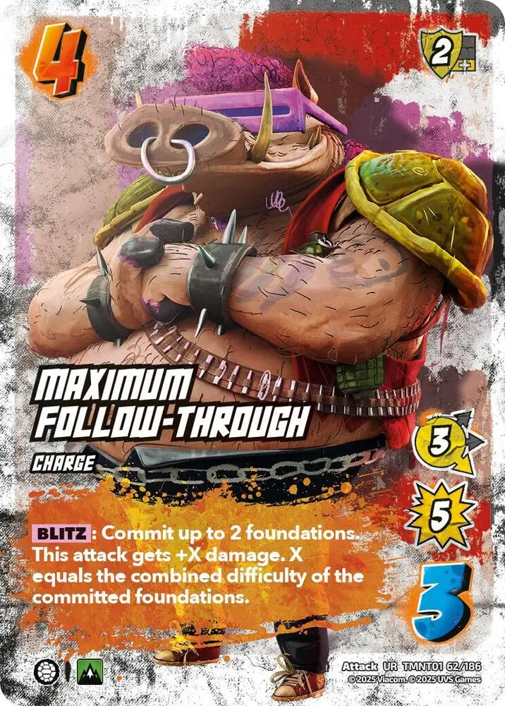 Maximum Follow-Through card front