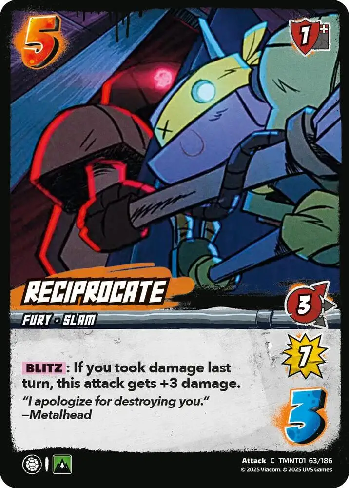 Reciprocate card front