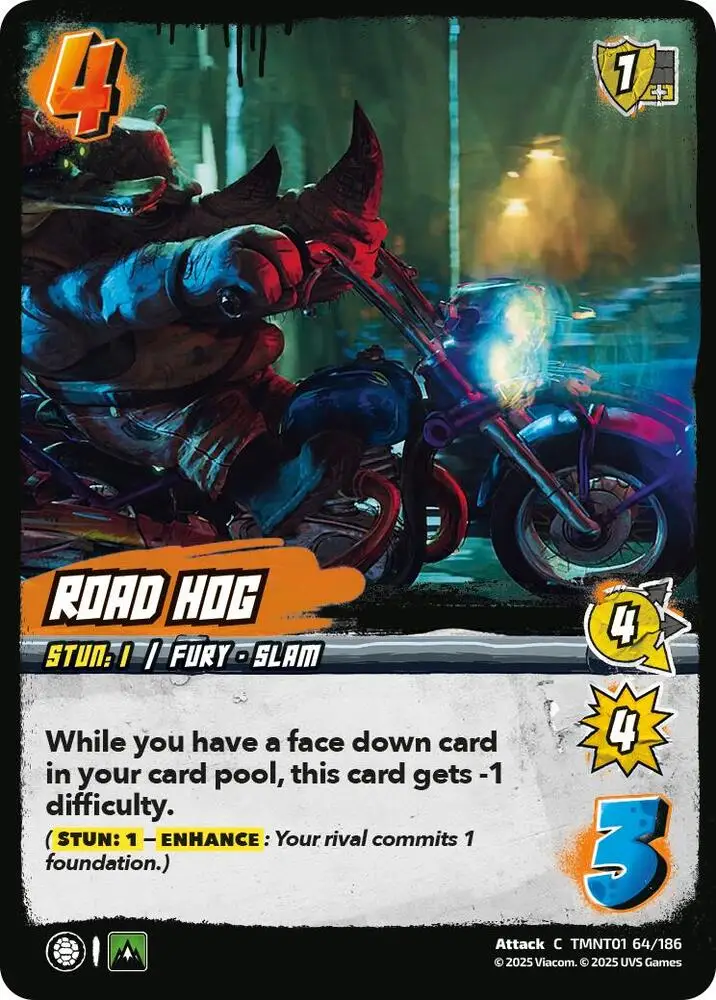 Road Hog card front