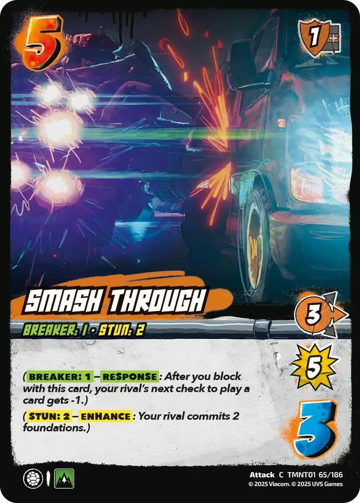 Smash Through card front