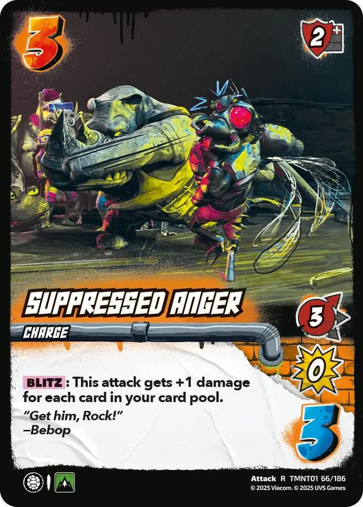 Suppressed Anger card front