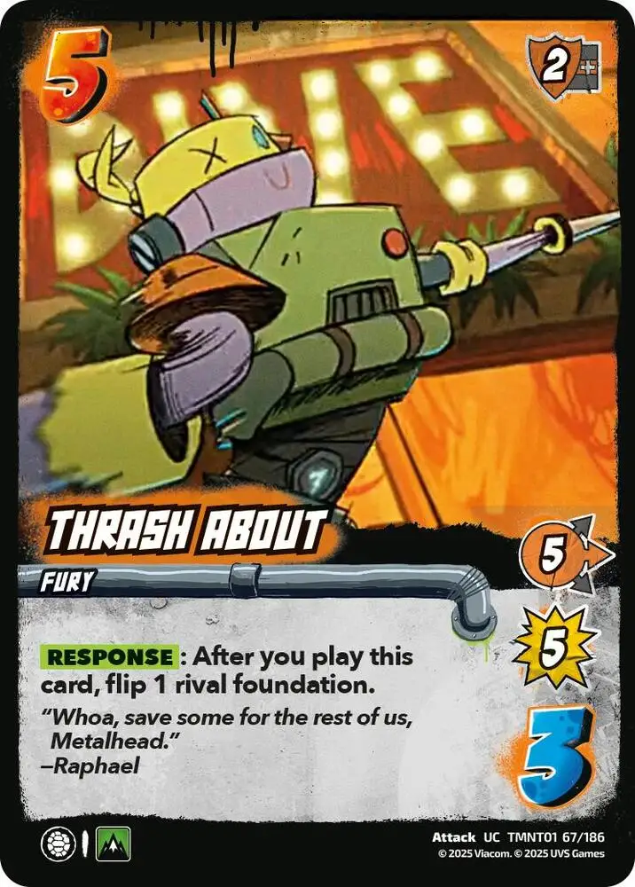 Thrash About card front
