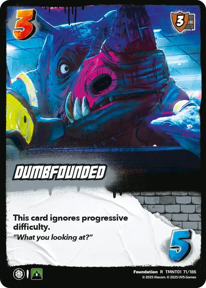 Dumbfounded card front