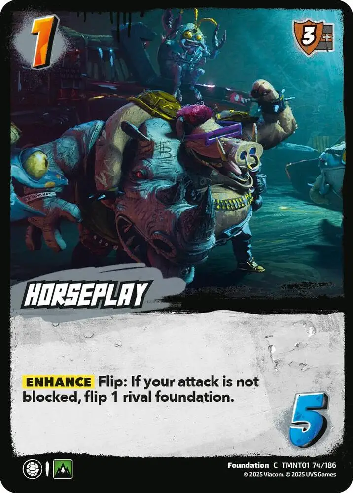 Horseplay card front