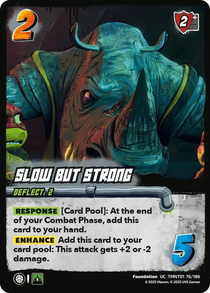 Slow but Strong card front