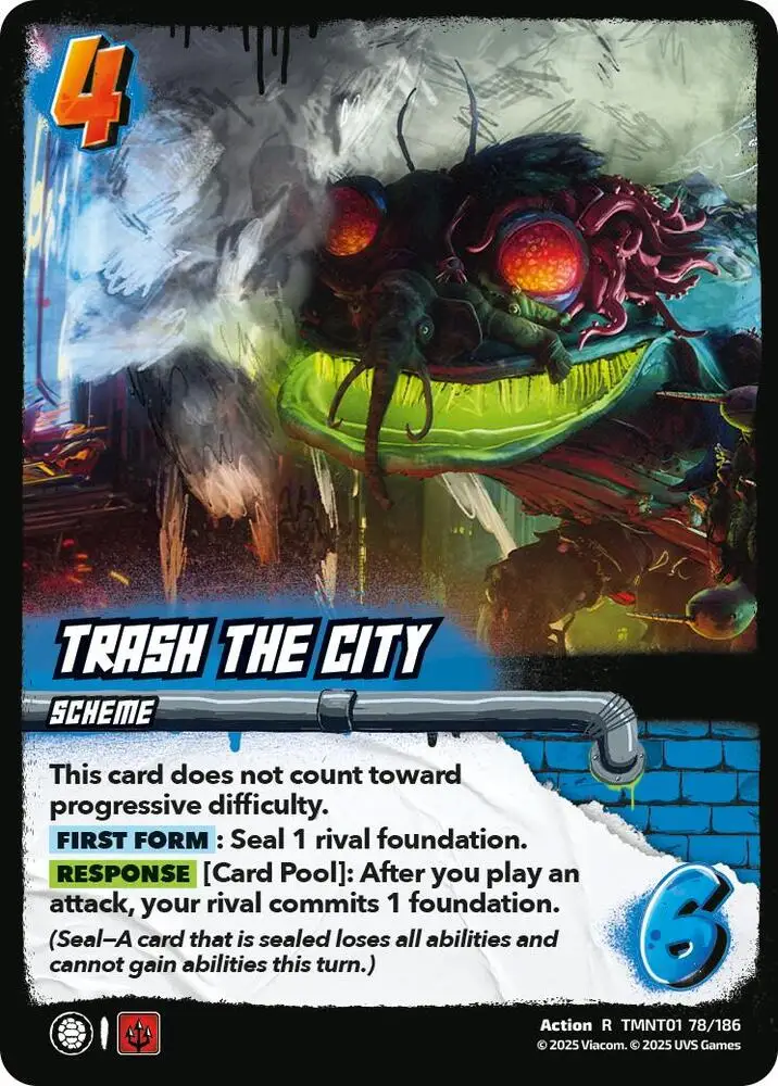 Trash the City card front